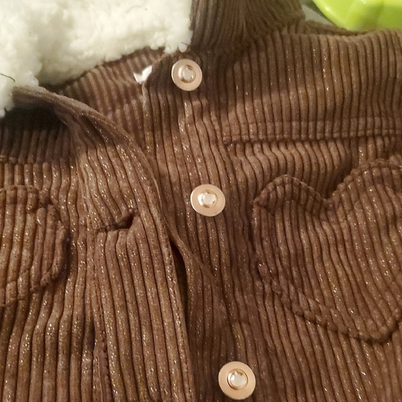 Tahari Girl Brown Corduroy Jacket and Skirt Set - Picture 9 of 15